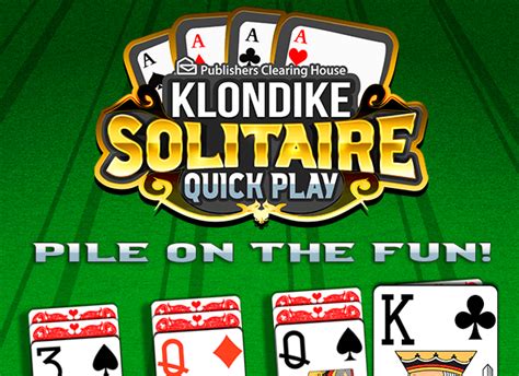 Take your game to the top with Klondike Solitaire Expedition one of the most riveting Solitaire games at PCHgames yet Explore new ways to score big points as you quickly create piles of cards from Ace to Two and climb your way to victory Play now. . Pch solitaire klondike